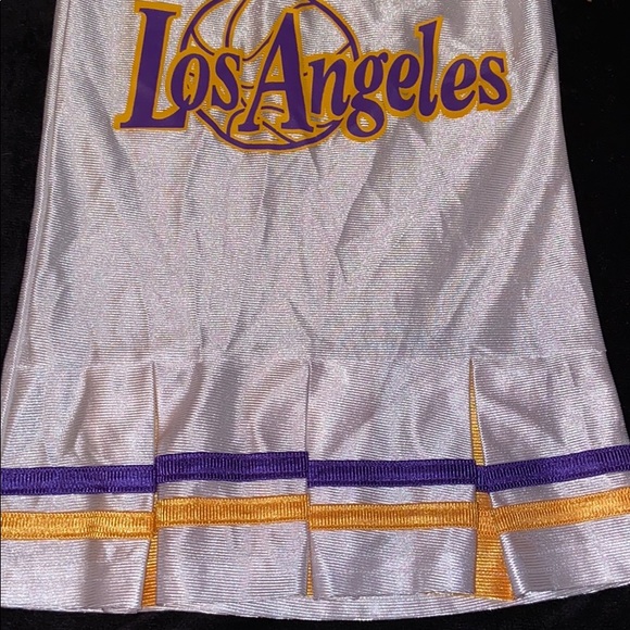 Baby girl size 1 LAKER dress purple yellow - Picture 4 of 8